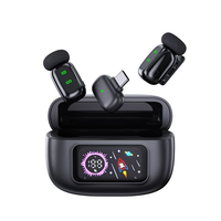 Microphone Lavalier Sans Fil USB-C Professionnel Anti-Bruit et Anti-Vent, Mini Portable, Portée 30m, avec Clip