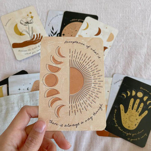 Promemoria di supporto stampati personalizzati dell'affermazione della consapevolezza della gratitudine per il supporto della Mini cartolina di ringraziamento di lusso - Product Image 1
