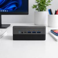 Mini PC Dual LAN and Dual HD display Intel Haswell i3 Low Power Software routing mini pc for Gateway Light Office Signage