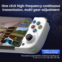 Control de Juego Extensible D3S para Nintendo Switch, Control Inalámbrico BT para PC/Android/IOS con Joystick