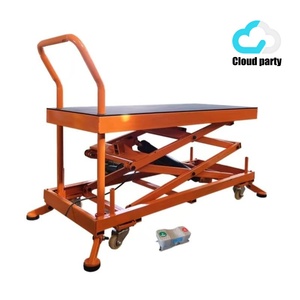 פלטפורמת עבודה ניידת חשמלית-הידראולית מסוג ענן, גובה הרמה 1.4 מטר, לתחזוקת ציוד תעשייתי - Product Image 2