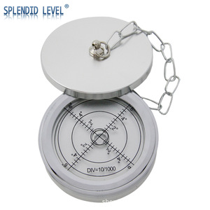 Nivellierblase mit Schutzabdeckung 30 Grad Kranfuß-Nivellierer Baumaschinen-Blase 7024 Rund 3 Monate Garantie - Product Image 1