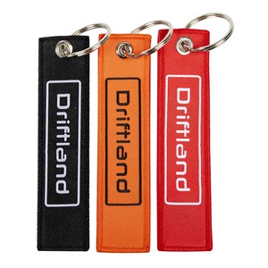 <span class=keywords><strong>Porte</strong></span>-clés tissé <span class=keywords><strong>personnalisé</strong></span> |   <span class=keywords><strong>Porte</strong></span>-clés mousqueton en métal pour décoration d'avion et cadeau de voyage - Polyester durable - Product Image 6