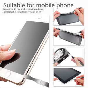 4pcs chính xác Pry Bar công cụ thiết lập màn hình <span class=keywords><strong>LCD</strong></span> Cover quay lại nhà ở Remover mở lịch thi đấu bị phá vỡ phía sau kính tháo dỡ separator - Product Image 3