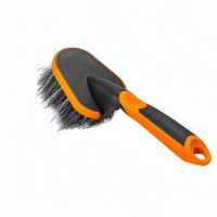 Brosse de nettoyage pour roues de voiture, tête en PET, manche en PP+TPR, pour le detailing intérieur de voiture et l'extérieur, directement de l'usine