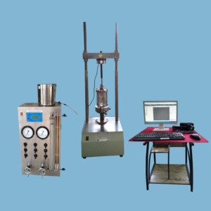Appareil de cisaillement triaxial du sol Zeachon C002 avec contrôle de déformation, haute précision 1 % ISO, garantie 1 an, charge 60 kN - Product Image 6