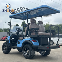 Voiturette de golf électrique 4x4 UTV homologuée pour la route, 4 places, certifiée CE, vitesse de 30-50 km/h et autonomie de 90 km pour adultes