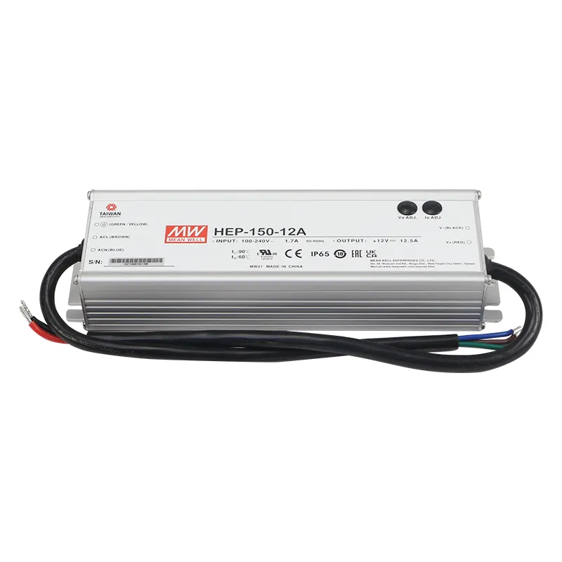 Meanwell hiệu quả cao HEP-150-48 3.2A 150W 48V chuyển mạch cung cấp điện không thấm nước SMPS cung cấp điện