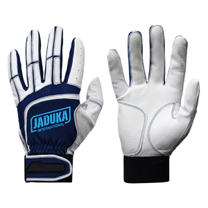 High Quality Customizable Soft Cabretta Leather Baseball Gloves Comfortable <b>Pink</b> Blue Batting Gloves Custom Fit 2026 - Product Image 1