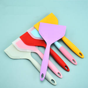 พลั่วแพนเค้กซิลิโคนไม้พายตะหลิวกว้างพลั่วทอดตะหลิวปลาสำหรับทำอาหารไข่แพนเค้กไข่เจียวหรือสเต็ก - Product Image 2