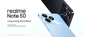 Realme <span class=keywords><strong>Note</strong></span> 50 Écran 90 Hz de 6,74 Pouces Batterie 5000 mAh Appareil Photo IA 13 MP Puissant Processeur Octa-core Double Emplacement pour Carte 128 Go - Product Image 3
