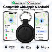 Portemonnee BLE Finder Smart Tag, CR2032 Vervangbare Batterij Anti-Verlies Tracker Werkt met Apple Find My & Google Find My