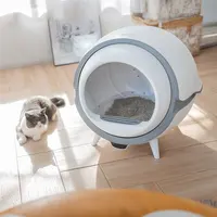 2022 Nieuwe App Wifi Controle Automatische Intelligente Zelfreinigende Grote Cat Toilet Training Kit Wc Tofu Kattenbak Voor Katten