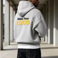 Sweat-shirt à capuche uni personnalisé, molleton lourd, impression DTF, fabrication OEM