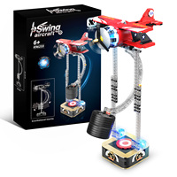 Juego de Bloques de Construcción de Avión Kaiyu, Juguete de Descompresión, Modelo STEM, Plástico ABS, para Niños de 5 a 7 Años, Decoración de Escritorio, Personalizable