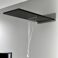 Ensemble de douche cascade moderne en laiton LUSA, système de robinetterie de douche encastré pour salle de bain