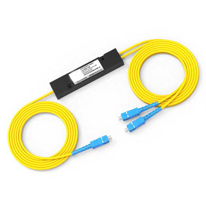 Acoplador de fibra óptica FBT, multimodo de fábrica 1x2 LC UPC SM 9/125um - Product Image 5