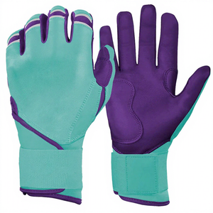 Baseball Batting Gloves Manufacturers Custom Youth Adult Training Softball Batting Gloves Leather Baseball & Softball Gloves - Product Image 1