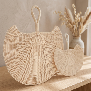 Décoration murale en rotin moderne attrayante pour la chambre d'enfant, art mural suspendu en osier tissé écologique, artisanat durable du Vietnam - Product Image 1