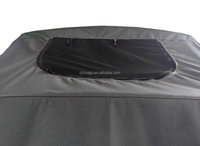 Tente SUV 4x4 quatre saisons à montage rapide, imperméable, avec poteaux en aluminium, double couche, une chambre, un salon, toile universelle