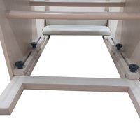 Baril d'escalade Pilates en bois d'érable réglable et durable, support de colonne vertébrale pour le yoga, qualité studio, fitness professionnel, étirement du dos
