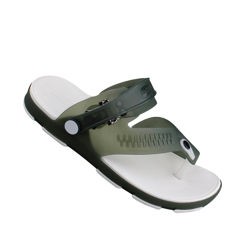 mens jelly sandals clear