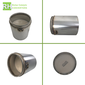 Traitement des gaz d'échappement automobile, filtre à particules diesel DPF pour camions <span class=keywords><strong>Iveco</strong></span> avec support catalytique en céramique 5801651207 - Product Image 1