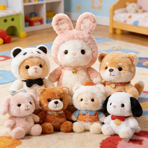 Juguetes de Peluche de Anime y Dibujos Animados al por Mayor de Fábrica, Lindos y Suaves, de 8 Pulgadas, para Máquinas de Garra - Product Image 1