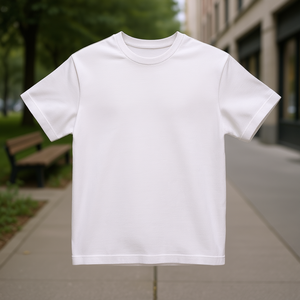 T-shirt blanc uni pour homme Reklo Industries, 100% coton, col rond, coupe classique, logo personnalisé, OEM, vente en gros, export en vrac - Product Image 2