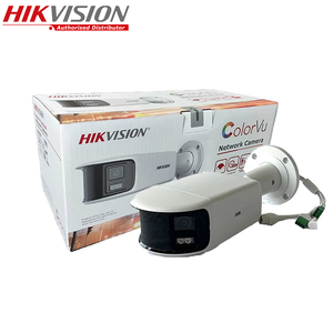 <span class=keywords><strong>Hivision</strong></span> DS-2CD2T87G2P-LSU/SL 180 ° Double Objectif Hik-connect Périmètre Protection Colorvu Panoramique 8 MP Bullet <span class=keywords><strong>Cctv</strong></span> Caméra de Sécurité - Product Image 1