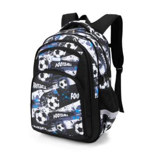 Offre Spéciale 17 pouces bleu Football dessin animé <span class=keywords><strong>cartable</strong></span> pour enfants étanche maternelle football garçons grande capacité sac à dos - Product Image 1