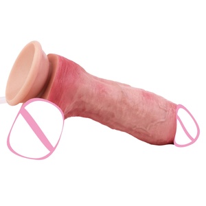 Skin Touch Squirt <b>Dildo</b> Real Textured Anal Plug Dual Layer Soft Ejaculating Penis Sex Toys Hands Free Male Female Sex Toy - Product Image 3
