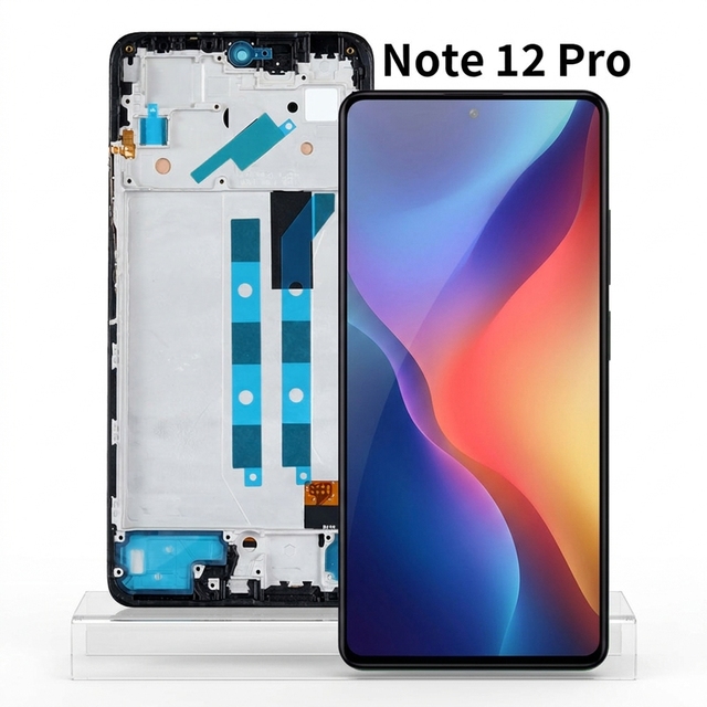Wholesale With Frame Incell LCD Screen Replacement Display Spare Parts for Redmi Note 12 Pro 5G Smartphone Repair Accessories