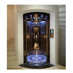 FUJI Home Villa hidrolik vertikal, <span class=keywords><strong>Lift</strong></span> <span class=keywords><strong>Lift</strong></span> <span class=keywords><strong>Lift</strong></span> 1000kg <span class=keywords><strong>Platform</strong></span> tanpa lubang panorama Vila hidrolik - Product Image 5