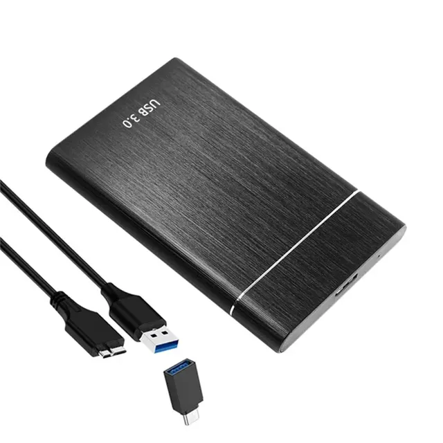 USB3.0 HDD 2.5" Portable Enclosure External SSD High-speed Mobile Solid State Hard Drives Case Storage Data Transfer