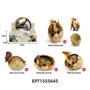 EPT 4 Styles <span class=keywords><strong>de</strong></span> Modèles d'Œufs <span class=keywords><strong>de</strong></span> Dinosaures Solides Mixtes, Modèles d'Éclosion <span class=keywords><strong>de</strong></span> Dinosaures Réalistes, Ensemble <span class=keywords><strong>de</strong></span> Figurines <span class=keywords><strong>de</strong></span> Bébés Dinosaures <span class=keywords><strong>pour</strong></span> Cadeau d'Enfants - Product Image 3