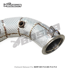 ท่อเดรน OBM สำหรับ BMW M5 M6 F10 F12 F13 F06ปี2012–2016เครื่องยนต์ S63 4.4TT พร้อมฉนวนหุ้มกันความร้อนท่อไอเสียเพิ่มประสิทธิภาพการไหลเวียนแบบอิสระ - Product Image 2