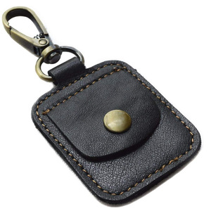Cross-border best-selling commemorative <b>coin</b> protective <b>case</b>, simple retro <b>coin</b> bag, custom medal badges, PU leather keychains, - Product Image 4