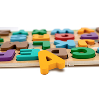 Puzzle en bois Wincent, alphabet ABC, jouet éducatif sur le thème des animaux de la ferme, Montessori, éducation préscolaire, cadeau pour enfants d'âge préscolaire