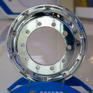 ล้อรถบรรทุกอลูมิเนียมผสมเงิน19.5x8.25พรีเมี่ยม - Product Image 1
