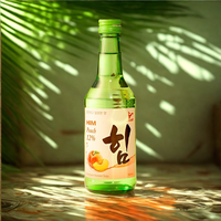 Traditionele Koreaanse Soju-Likeur Zuid-Korea Maakte Direct Cocktails Fruitgearomatiseerde Drank Redelijke Prijs Vietnam Fabrikant