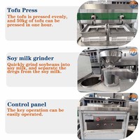 Machine commerciale de moule de presse de tofu de rendement élevé pour la ligne de production de tofu de traitement de soja
