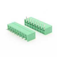 Bloc de bornes enfichables en laiton 15EDGK+V/R-3.5/3.81, connecteur de type prise PCB 2-24P, 300V 8A