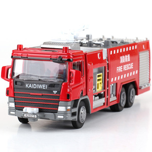 Bán hàng nóng <span class=keywords><strong>1</strong></span>:50 Diecast Mô hình xe cứu hỏa đặt đồ chơi Die Cast động cơ cháy - Product Image 4