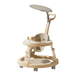 Andador para Bebés 3 en 1 Plegable, Anti-O-leg y Anti-Vuelco, con Música y Asiento, para Niños de 0 a 3 Años, Directo de Fábrica - Product Image 1