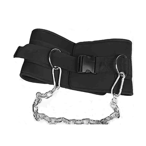 Cinturón de levantamiento de pesas para entrenamiento de fuerza en la cintura, con cadena - Product Image 4