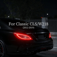 Éclairage d'ambiance intérieur de voiture premium amélioré 64 couleurs 12V 10W pour Mercedes-Benz CLS W218 ancienne génération 2012-2019 Plug and Play
