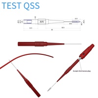 Kit de 41 sondes de test avec pinces crocodiles, aiguilles de test non destructives, contacts en cuivre et acier inoxydable, boîtier en PVC/PA, étui en plastique