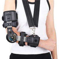 Attelle de coude à charnière à verrouillage à cadran avec ROM réglable pour contracture Postop Rehab Fracture Dislocation Ligament Blessure Immobilisation