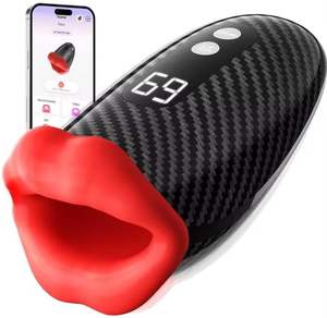 Deep Throat Masturbator für Männer mit Saug- und Vibrationsfunktion, Weiches Sexspielzeug zur Penis-Massage - Product Image 1